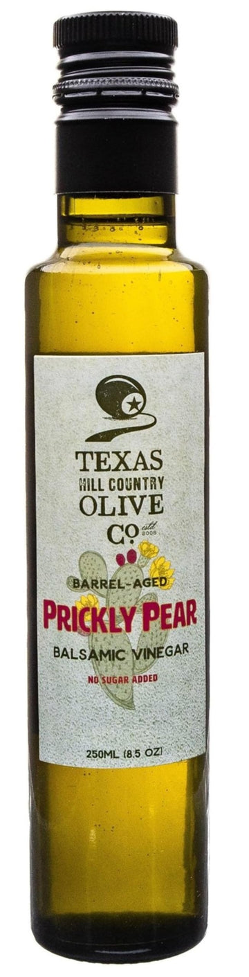 Prickly Pear Balsamic Vinegar - Gourmet Barrel Aged Infused Balsamic Vinegar - Great for Dressing Dipping Glazing - No Artificia