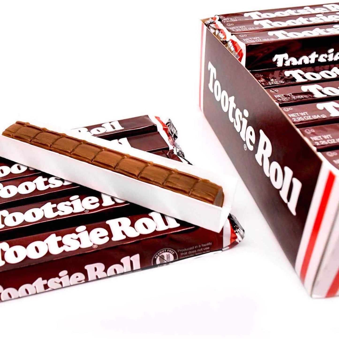 Tootsie Roll Bars Holiday Favorites, Original Classic Size, 2.25 Ounce Rolls, (Pack Of 36), Peanut Free, Gluten Free