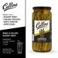 Collins Gourmet Pickled Asparagus Spears in Glass Jar, 16oz, Black Lid, Premium Garnish for Cocktails and Salads