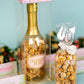 Birthday Floral Bubble Box With Caramel White Chocolate Popcorn By Send A Cake, Ready To Gift, No Assembly Required - Unique Happy Birthday Gift For Women, Men, Sister, Mom, Dad, Best Friend