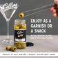 Collins Pitted Olives - Popular Garnish for Cocktails and Snacks, 4oz, Black, Model O255