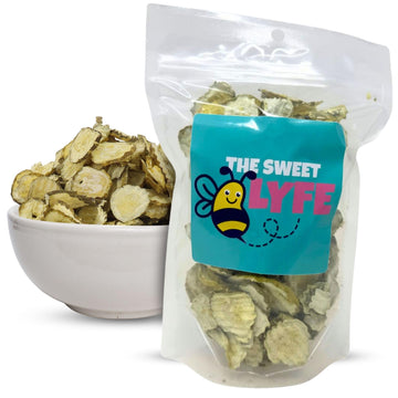 The Sweet Lyfe Freeze Dried Dill Pickle Chips. Includes One-1 Oz Bag of The Sweet Lyfe Freeze Dried Pickles Chips Snacks. Crunch