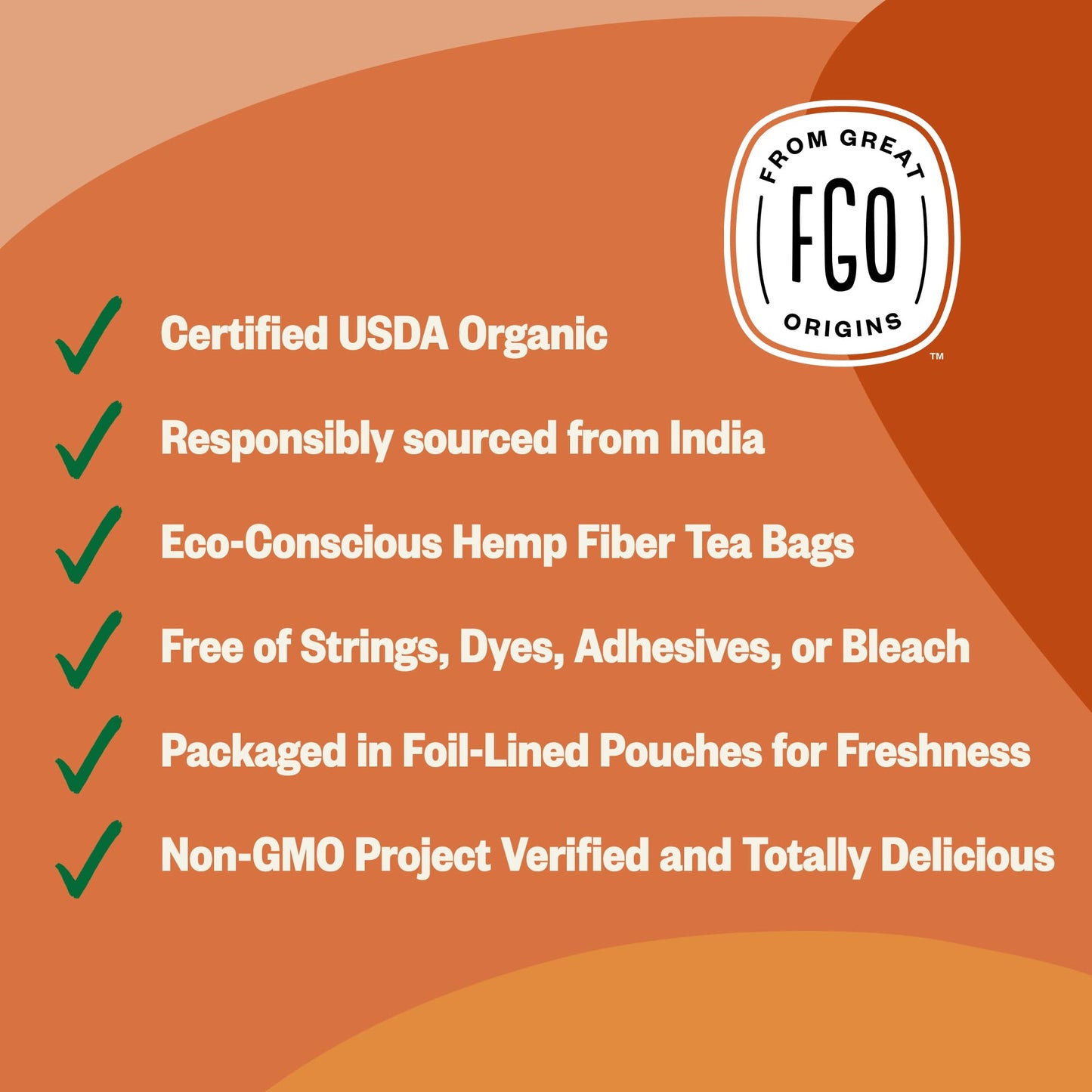 Fgo Organic Assam Tea, Eco-Conscious Tea Bags, 100 Count, Packaging May Vary (Pack Of 1)