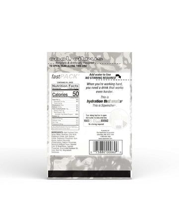 Sqwincher Fast Pack Liquid Concentrate | Cool Citrus Flavored | Low Calorie | Low Sodium | Electrolyte Replenishment Hydration D