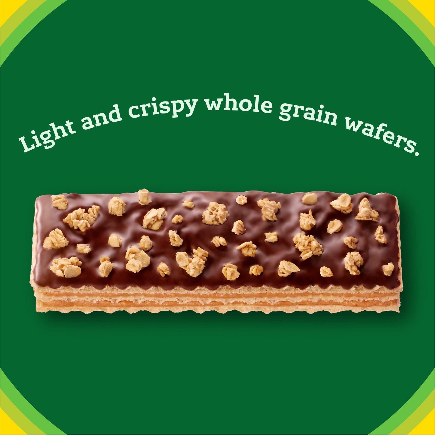 Nature Valley Wafer Bars, Peanut Butter Chocolate, 5 Bars per Box, 6.5 oz, Pack of 6, Crispy Wafer Texture, Peanut Butter Layers