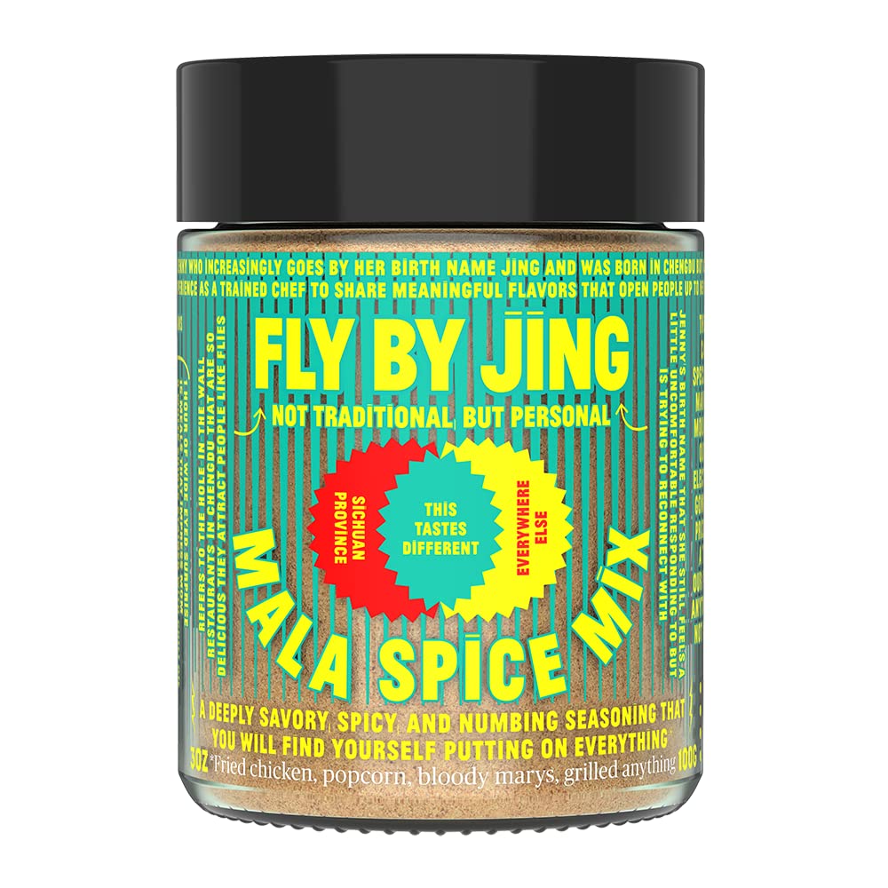 Flybyjing Mala Spice Mix Spicy Tingly Warm Versatile As A Seasoning Marinade Spice Rub And More All-Natural Vegan Gluten Free Un