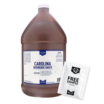 Lillies Q Carolina Barbeque Sauce, Gourmet Tangy BBQ Sauce, Gluten-Free, 152 oz, Model FGLIL127-1