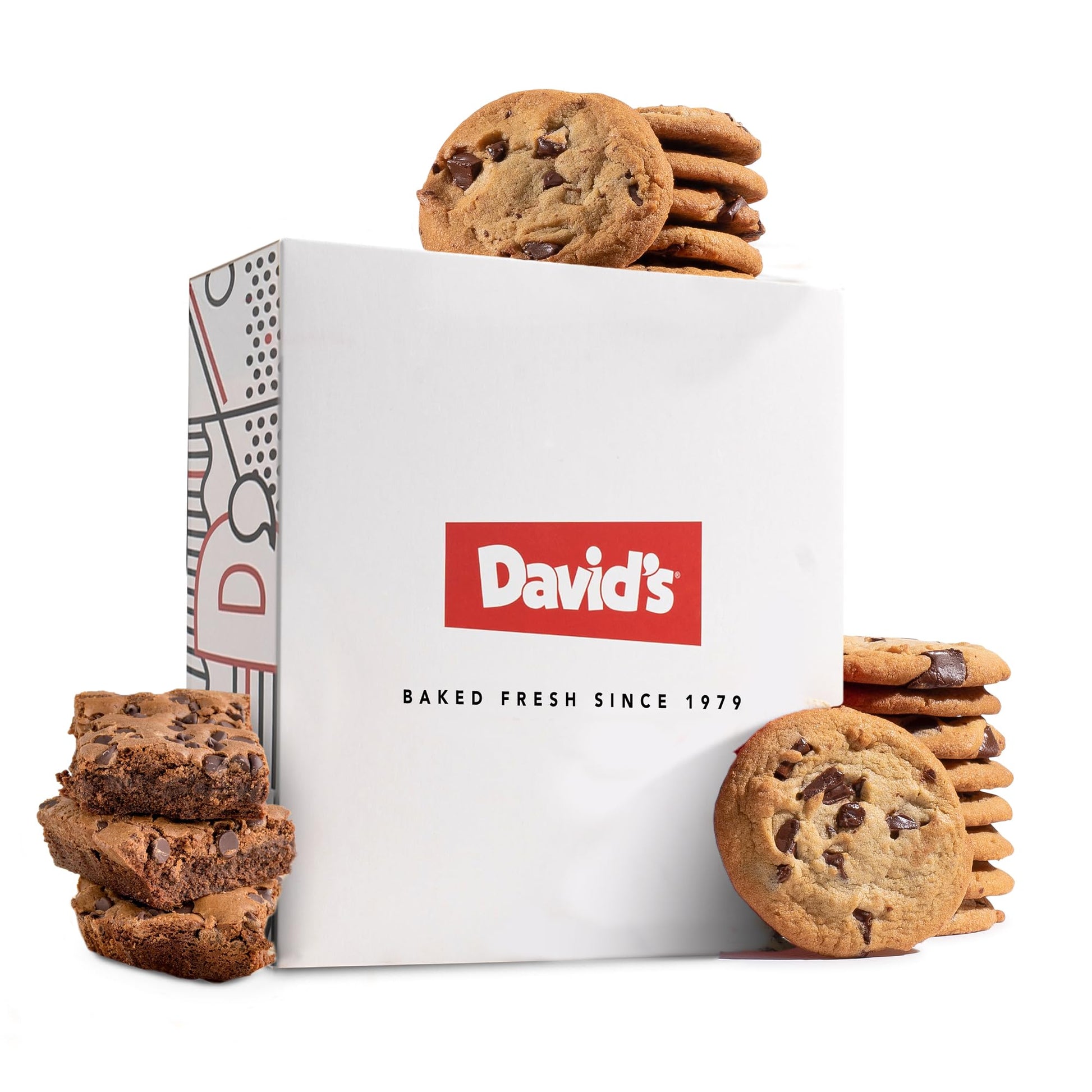 Davids Cookies Gluten-Free Chocolate Chip Cookies and Brownies - Gourmet Bakery Desserts Ideal for a Delightful Food Gift for F