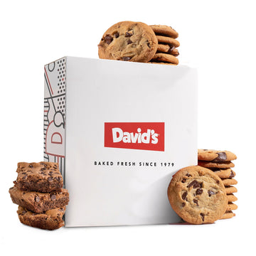 Davids Cookies Gluten-Free Chocolate Chip Cookies and Brownies - Gourmet Bakery Desserts Ideal for a Delightful Food Gift for F