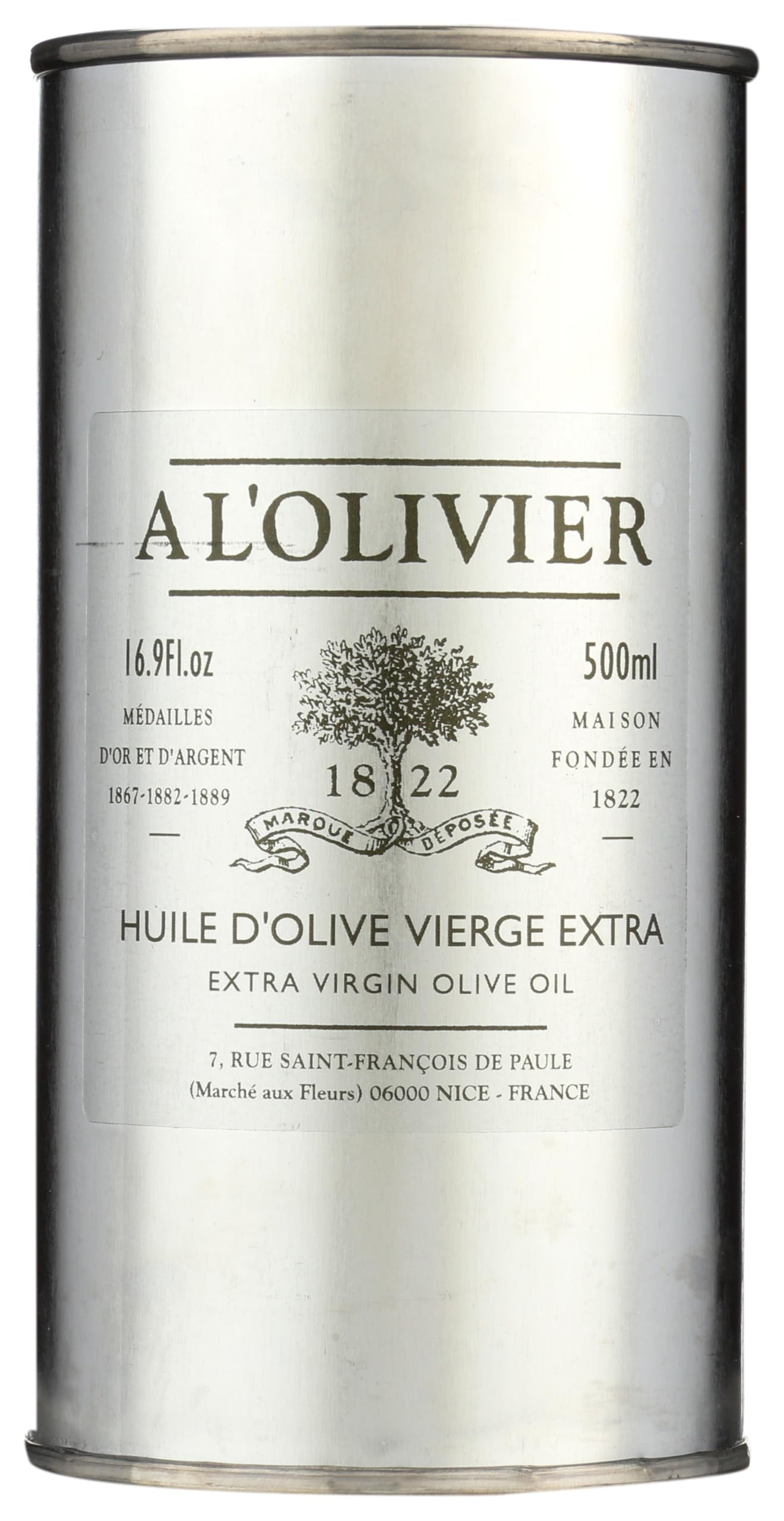 A LOlivier Refill Tin Extra Virgin Olive Oil, 16.7-Ounce Tins