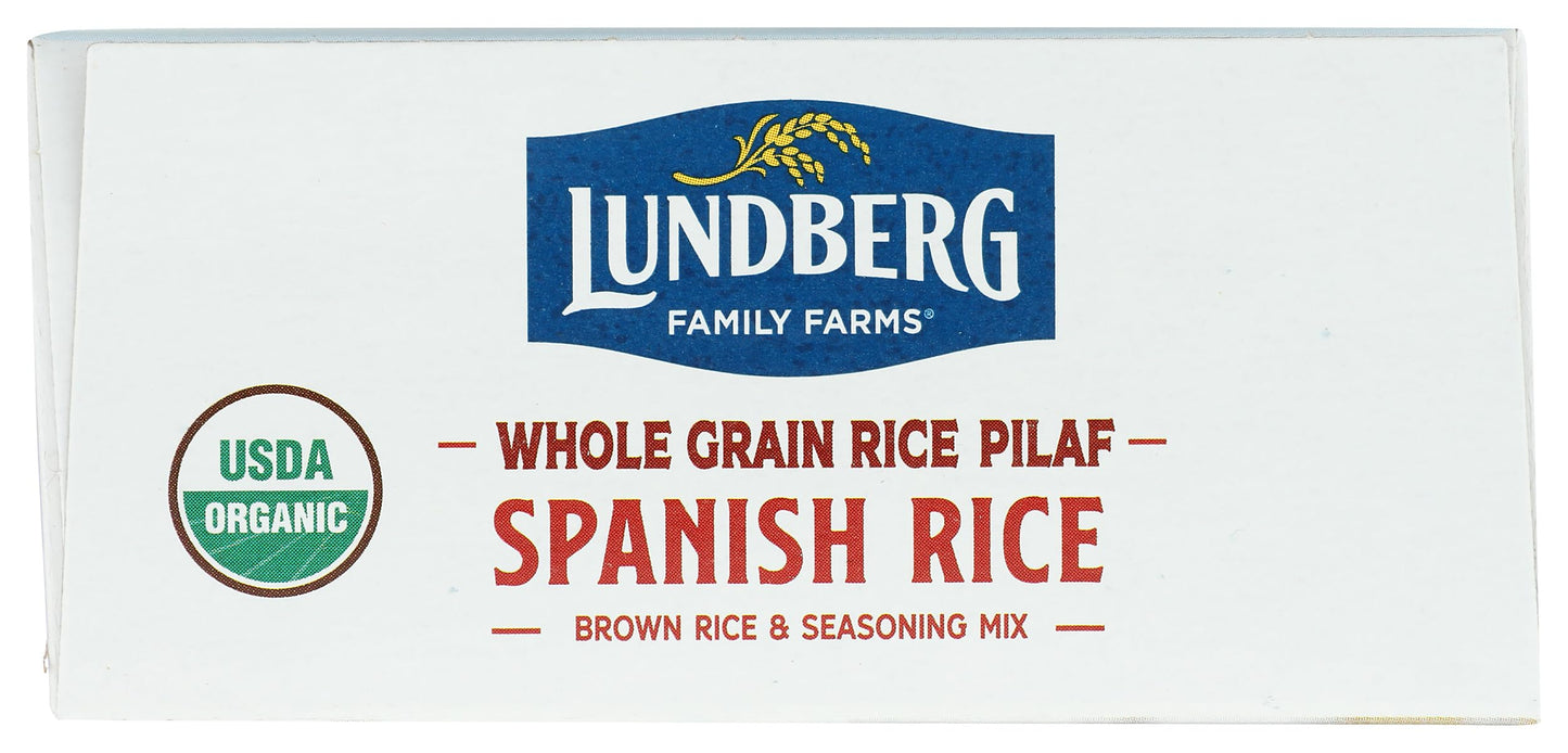 Lundberg Family Farms, Rice Whole Grain Spanish Organic, 6 Ounce