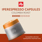 Illy Coffee IperEspresso Capsules - Single-Serve Coffee Capsules & Pods - Single Origin Colombia Medium Roast - Notes of Citrus and Red Fruits - 100% Arabica - 18 Count (Pack of 6)