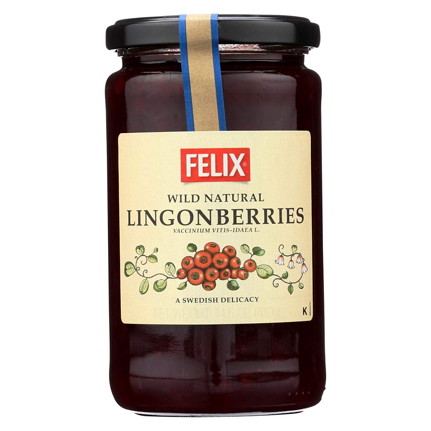 Felix Wild Lingonberries Spread, 14.5 Ounce (Pack of 8)