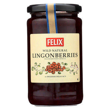Felix Wild Lingonberries Spread, 14.5 Ounce (Pack of 8)