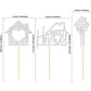 Gyufise 24 Pack Silver Sweet Home Cupcake Toppers Glitter Key Housewarming Cupcake Picks Decorations For New Home Theme Party Ca