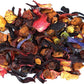 Fusion Teas Blueberry Muffin Hibiscus Herbal Fruit Tea - Caffeine Free Loose Leaf - 5 Oz Pouch