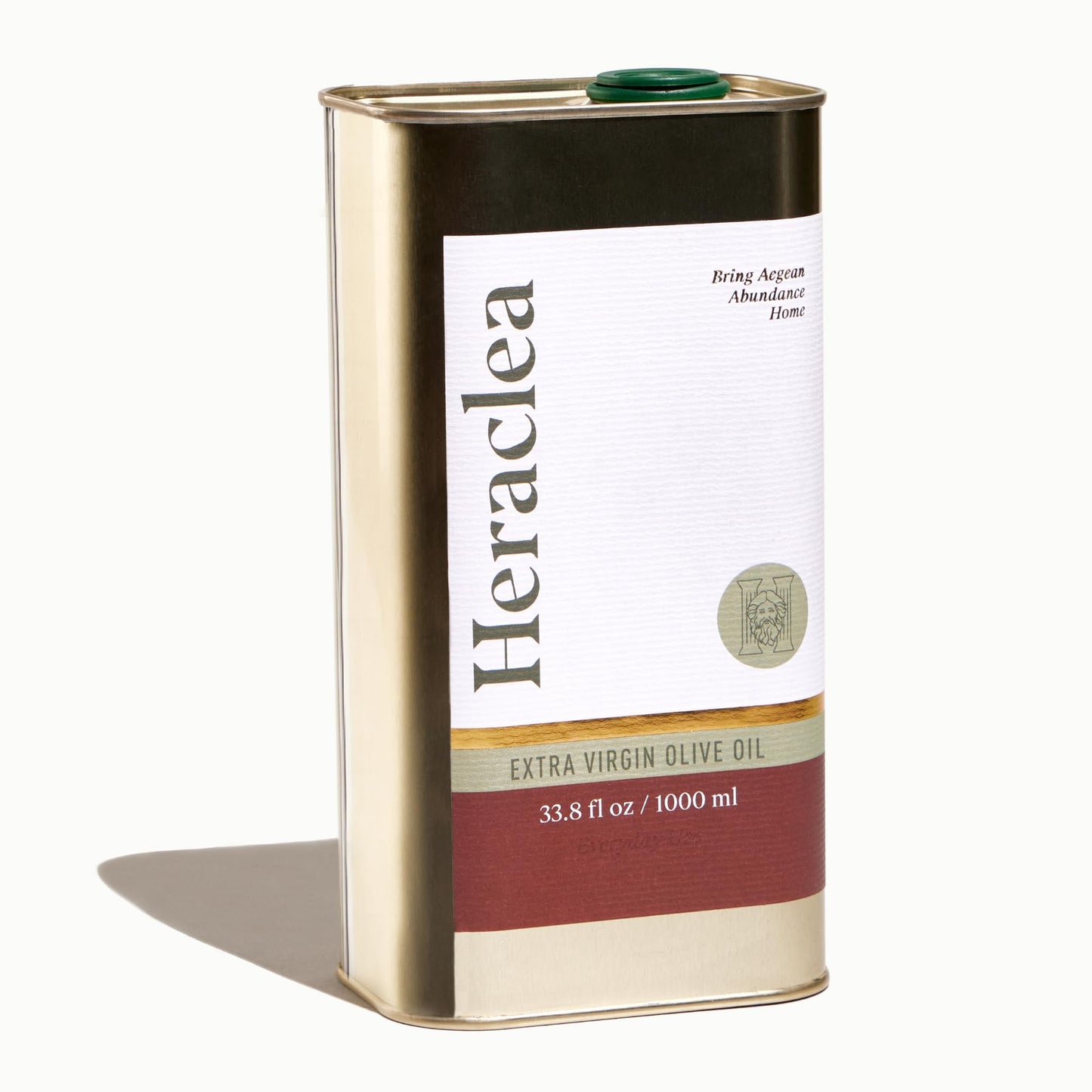 Heraclea Extra Virgin Olive Oil - Organic Cold Pressed - Polyphenol Rich - 33.8oz Bottle