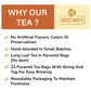 Brewix, Masala Chai Tea Bags (22 Pyramid Tea Bags) Strong, Robust & Spicy - Pure Ingredients | Black Tea, Cinnamon, Ginger, Blac