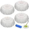 Microfiber Spin Mop Replacement Head,Round Shape Standard Size Spin Mop Refills For Hurri-Can And Other Standard Size Spin Mop S