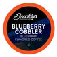 Brooklyn Beans Blueberry Cobbler Coffee Pods, Flavored Gourmet, 40 Count, Compatible with Keurig 2.0, Rich and Smooth Taste