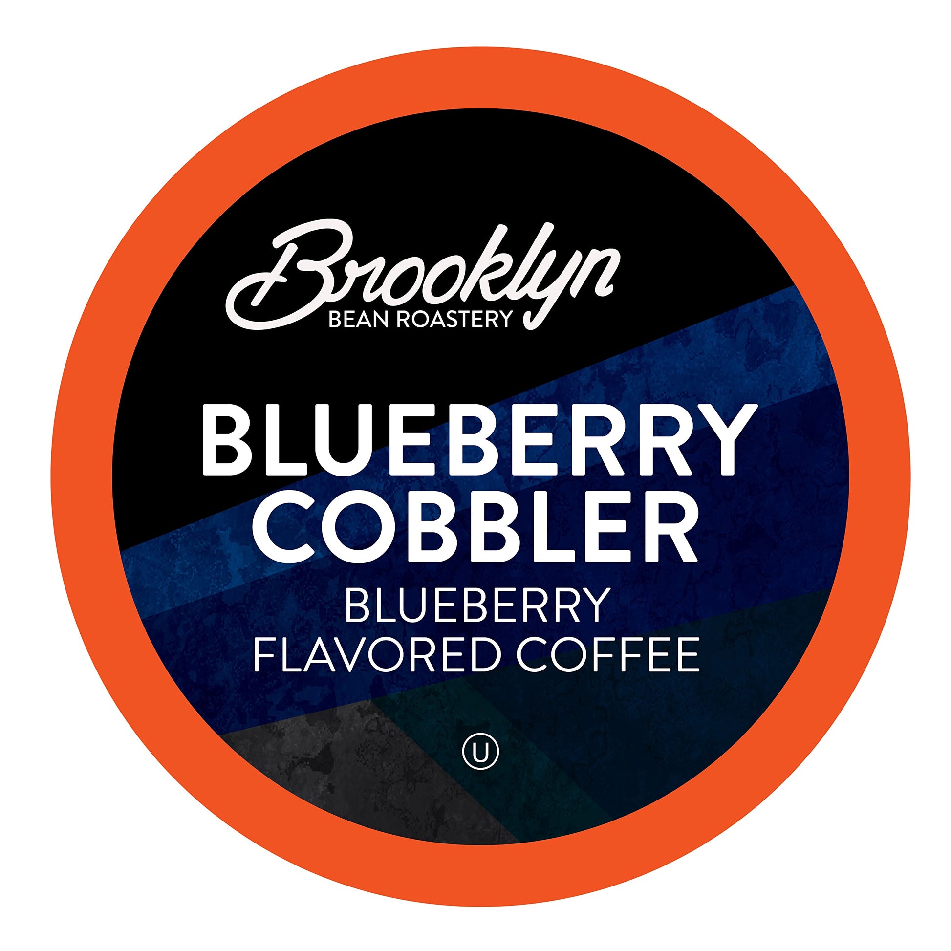 Brooklyn Beans Blueberry Cobbler Coffee Pods, Flavored Gourmet, 40 Count, Compatible with Keurig 2.0, Rich and Smooth Taste
