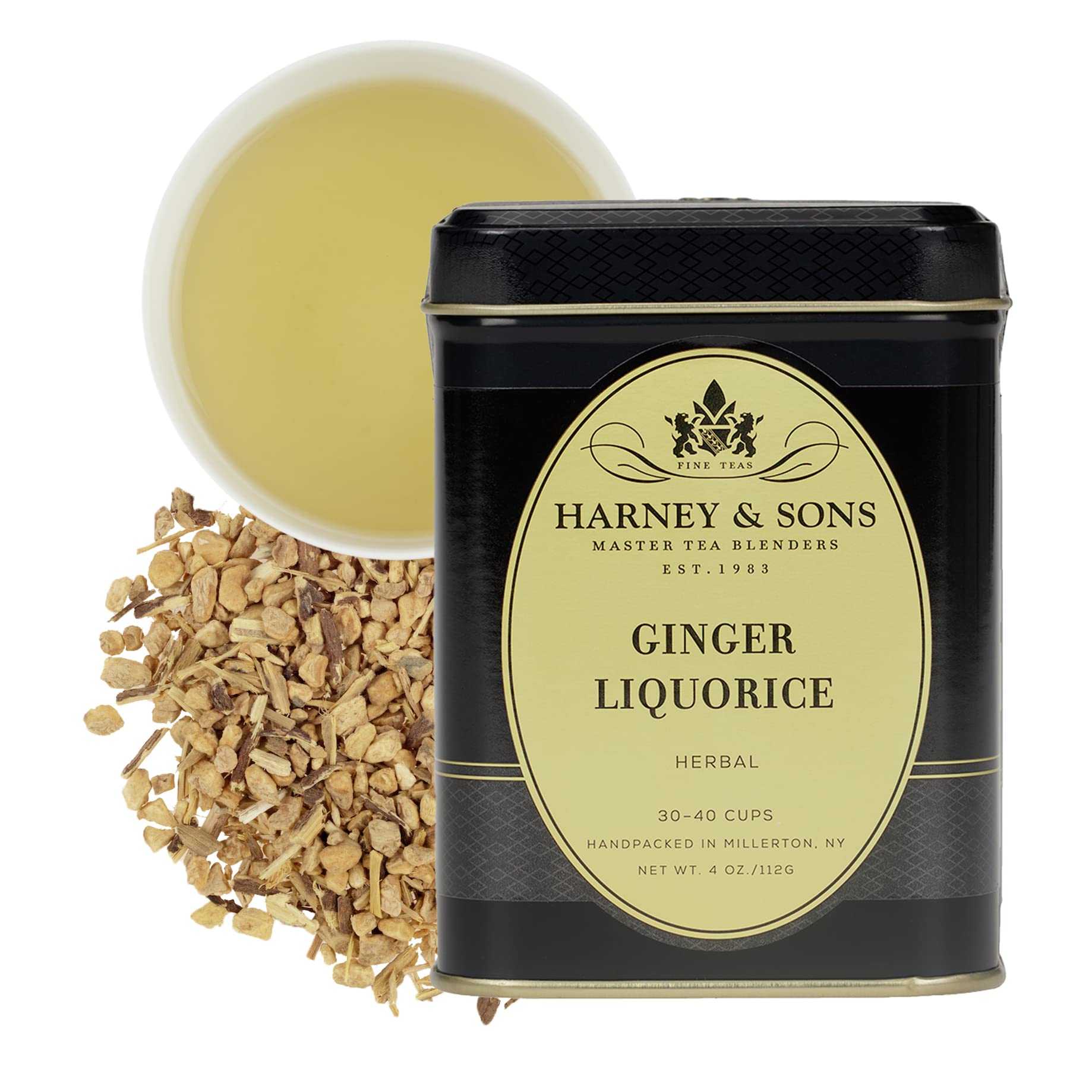Harney & Sons Loose Leaf Tea - Ginger Flavor, 4 Ounce Pack