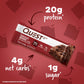 Quest Nutrition Chocolate Brownie Protein Bars, 20G Protein, 4G Net Carbs, 1G Sugar, High Fiber, Gluten Free, Keto Friendly, 4 Count