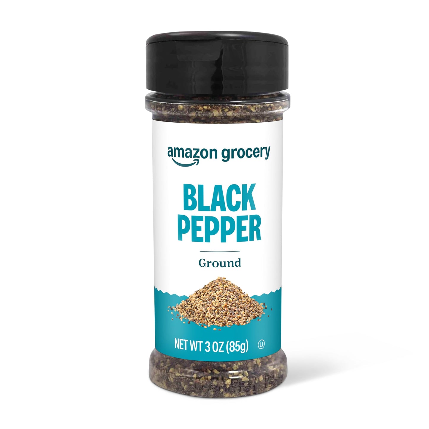 Amazon Grocery Ground Black Pepper, 3 Oz, Pack of 1