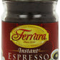 Ferrara Instant Espresso Coffee, 2-Ounce Glass Jars (Pack Of 6)