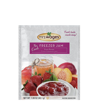 Mrs. Wages No Cook Freezer Jam Fruit Pectin- Four 1.59 Oz. Packets