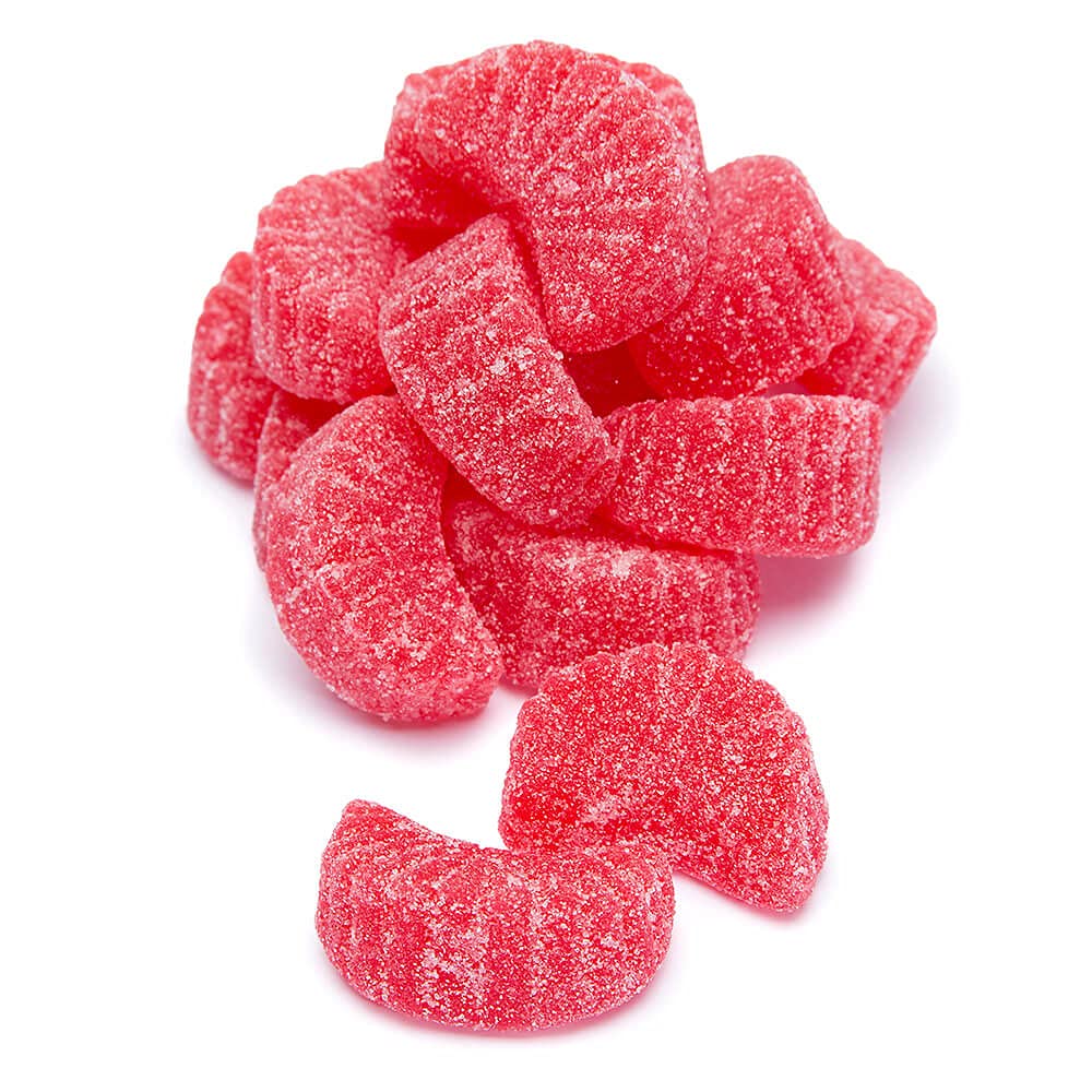 The Snackery Cherry Slices, 2.2 lb Sugar Coated Jelly Candy, Great for Snacking, Gifting and Parties