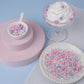 Pastel Sprinkles For Cake Decoratiing, Pink Purple Blue White Sprinkles Mix Jimmies, Confetti For Baking, Cookies, Cupcake, Ice