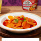 Korean Food Cooktok Cup Tteokbokki (Hot & Sweet Halal, 4Cups) All In One, Instant Tteokbokki, Rice Cakes And Seasoning Powders,