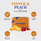 Barkleys Gourmet Pepper & Peach Mints - Vegan Breath Mints in Reusable Travel Tins, 1 Pack of 50 Count