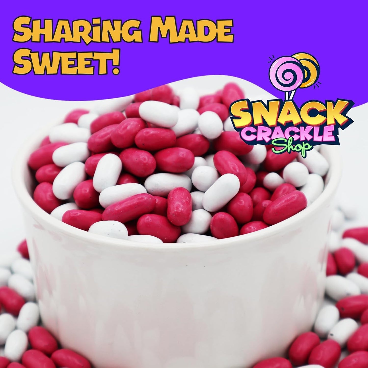 Good And Plenty Licorice Candy (5Lb) - Chewy Old Fashioned Licorice Chocolate W/Crispy Sugary Coating - Pink & White Chocolate C