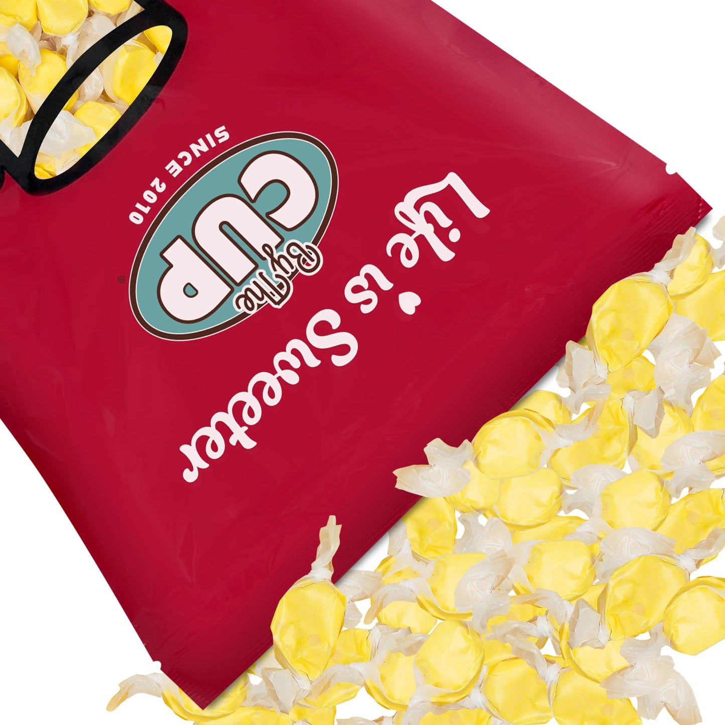 By The Cup Banana Taffy, 2 lb Bulk Bag