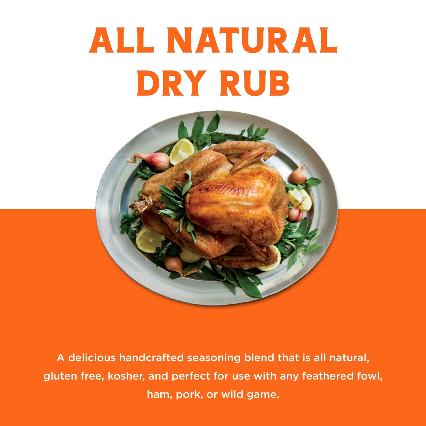 Fire & Flavor Turkey Perfect Natural Dry Rub - Turkey and Chicken Seasoning - Herbs, Spices & Seasonings - Seasonings for Cookin