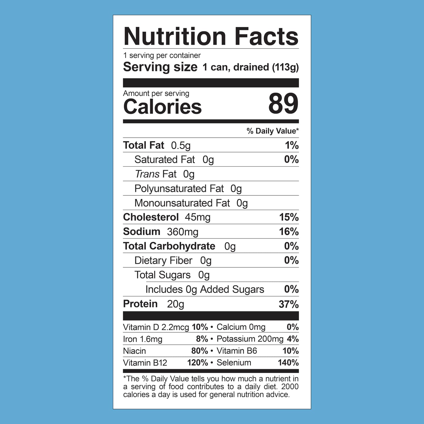 Starkist Chunk Light Tuna In Water, 5 Oz (8 Pack) Canned Tuna Fish, Wild Caught, Gluten Free, Ready To Eat, Perfect For Salads, Keto Meals And Snacks, With 20G Protein & 90 Calories Per Serving