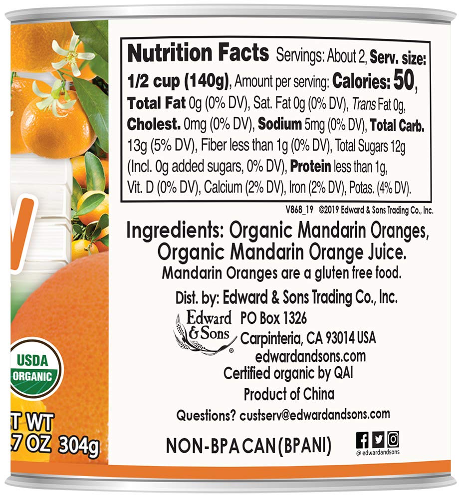 Native Forest Organic Mandarin Oranges in Mandarin Orange Juice - 10.75 oz