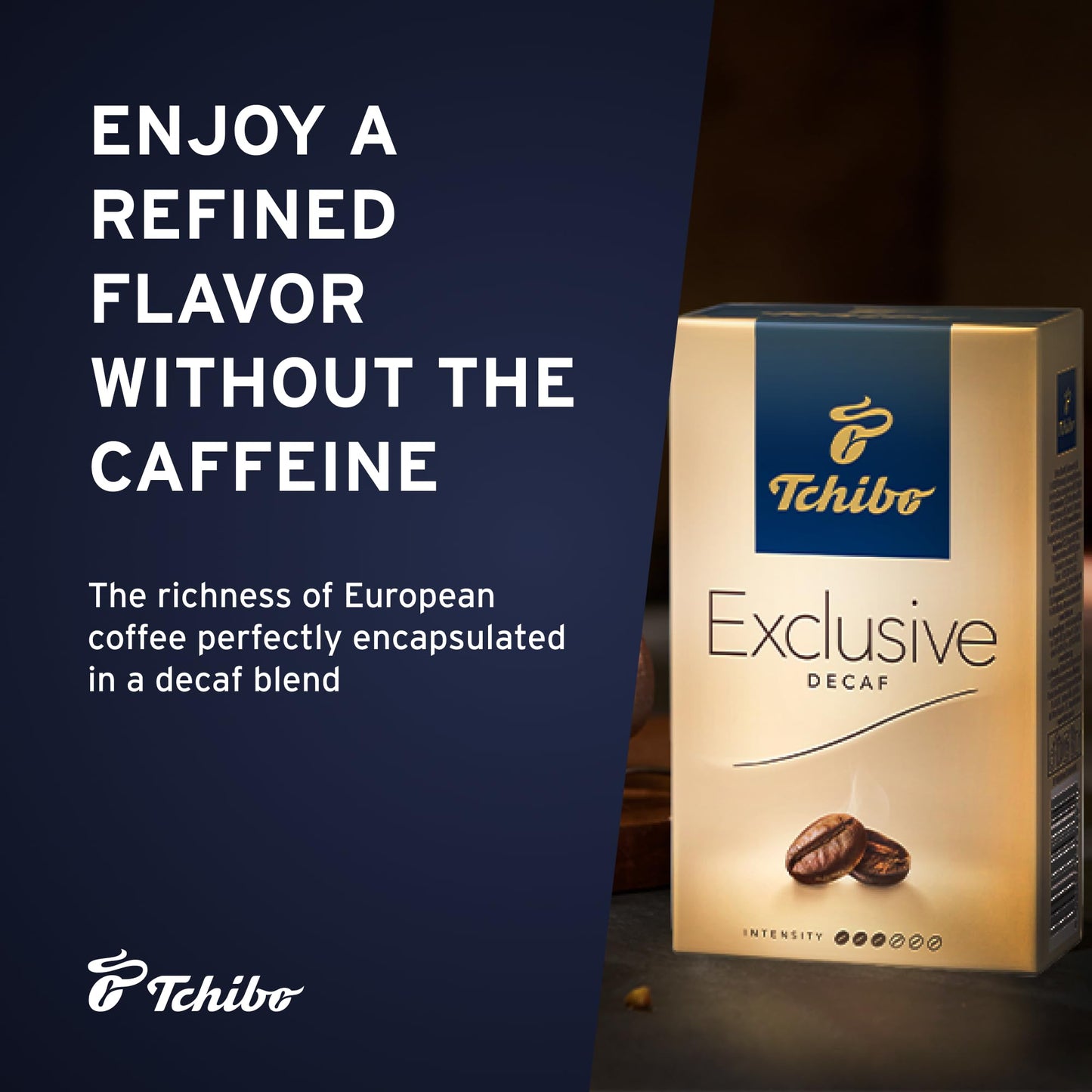 Tchibo Decaf Coffee, Exclusive, 8.8-Ounce