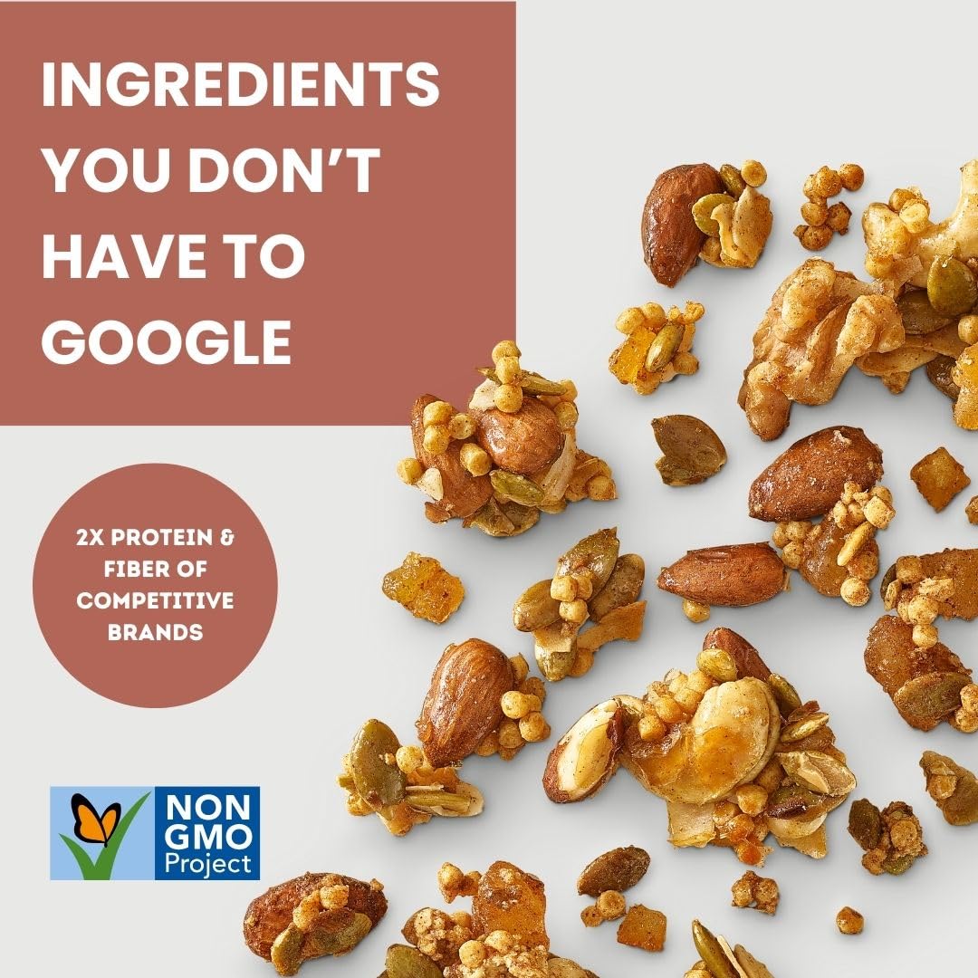 Purely Sprouted Apple Cinnamon Snack Mix: Vegan, Gluten-Free, And Non-Gmo Blend For A Healthy Crunch! (4 Oz, 6 Pack)