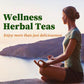 FullChea Ginkgo Biloba Tea Bags - Premium Dried Leaves, Caffeine-free, Non-GMO, 36 Count