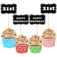 56 Pcs Black Chalkboard Picks Chalkboard Sign Food Toppers Cheese Markers Cake Cupcake Topper For Birthday Party Wedding Gender
