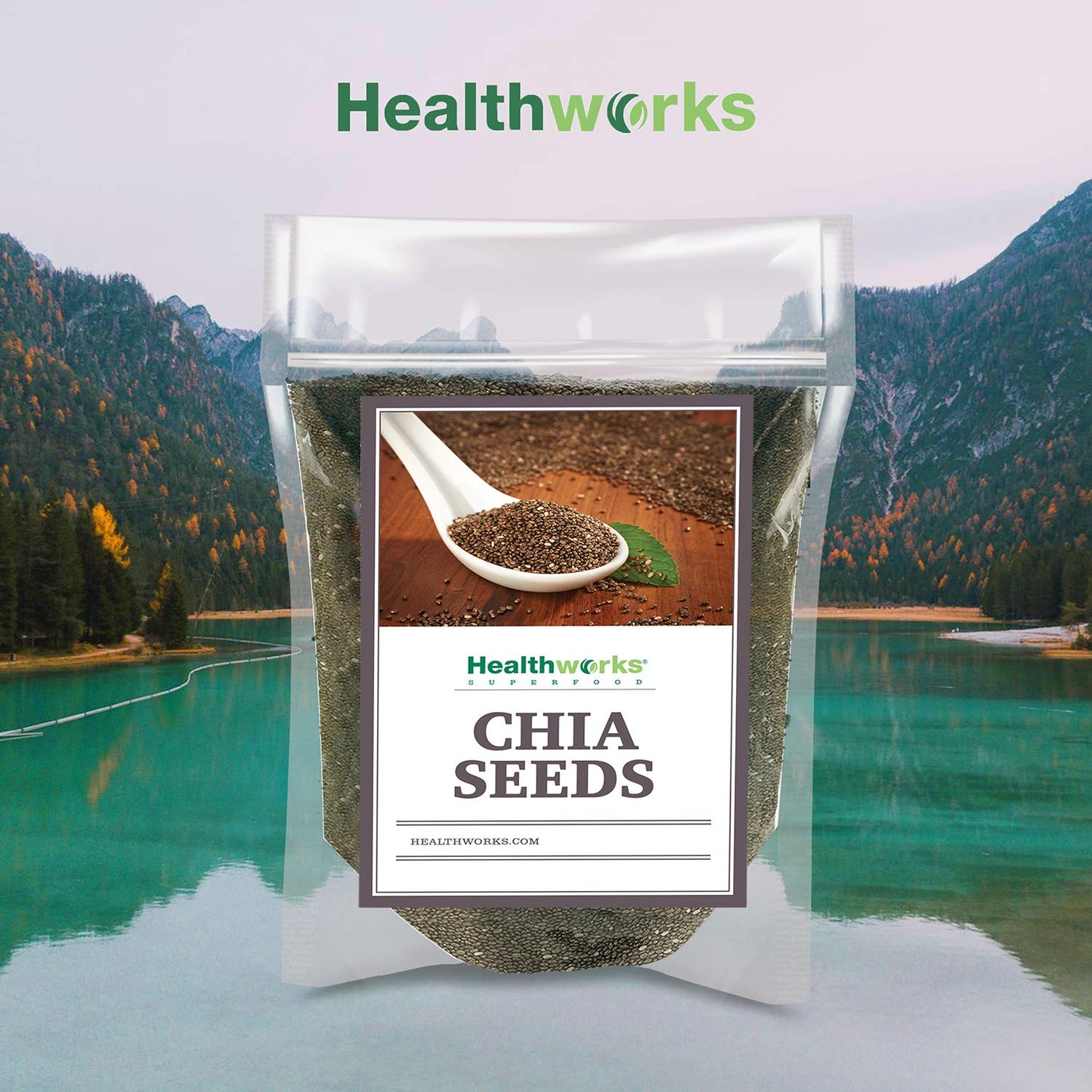 Healthworks Chia Seeds Raw (96 Ounce / 6 Pounds) | enhanced & All-Natural | Contains Omega 3  Fiber & Protein | Great with Shakes  Smoothies & Oatmeal | Packaging May Vary