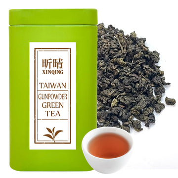 Xin Qing Organic Gunpowder Green Tea Gunpowder Loose Leaf Green Tea Organic Green Tea Green Tea Gunpowder Loose Green Tea Taiwan