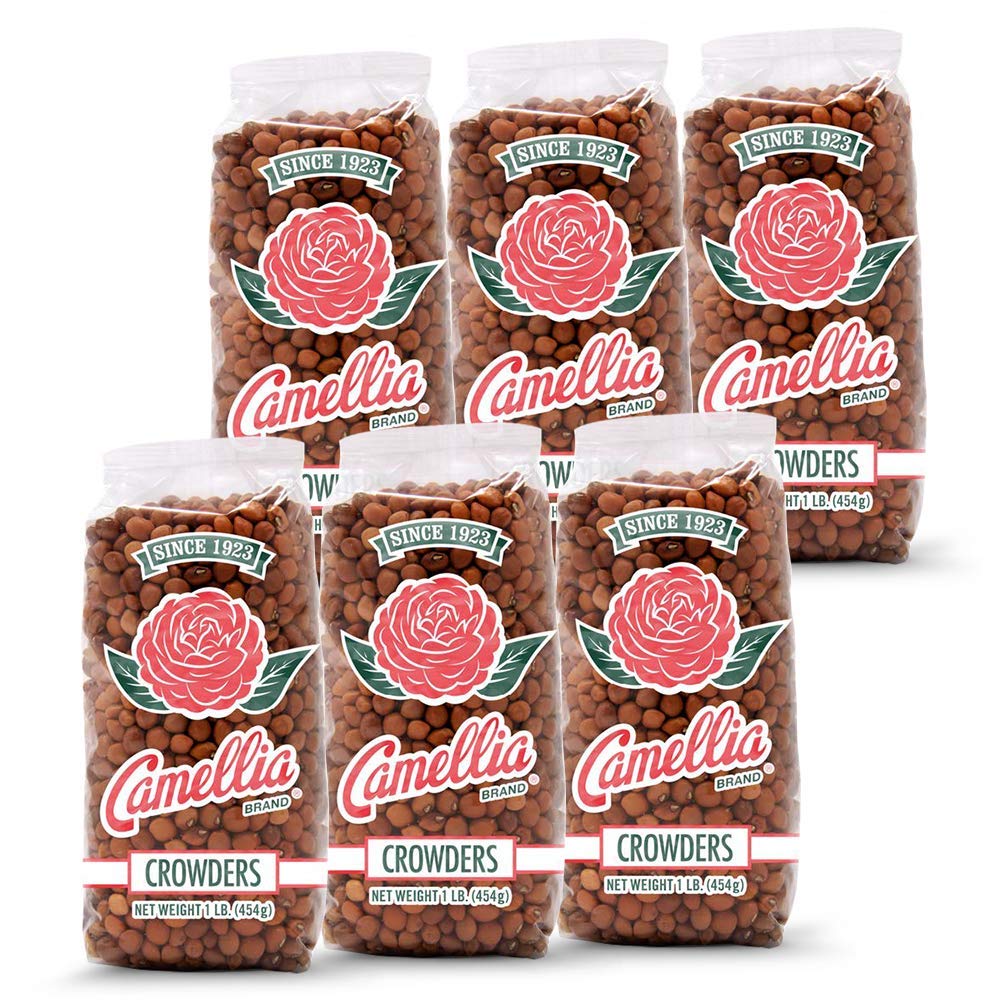Camellia Brand Dried Crowder Peas, 16 Ounce (Pack of 6)