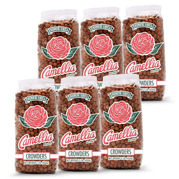 Camellia Brand Dried Crowder Peas, 16 Ounce (Pack of 6)