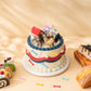 18 Pcs Realistic Dog Cake Topper Dog Figurines Dog Birthday Cake Topper Dog Bone Kennel Cake Toppers Dog Party Decoration Mini D
