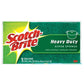 Scotch-Brite, Mmmhd3, Heavy-Duty Scrub Sponges, 3 / Pack, Yellow,Green