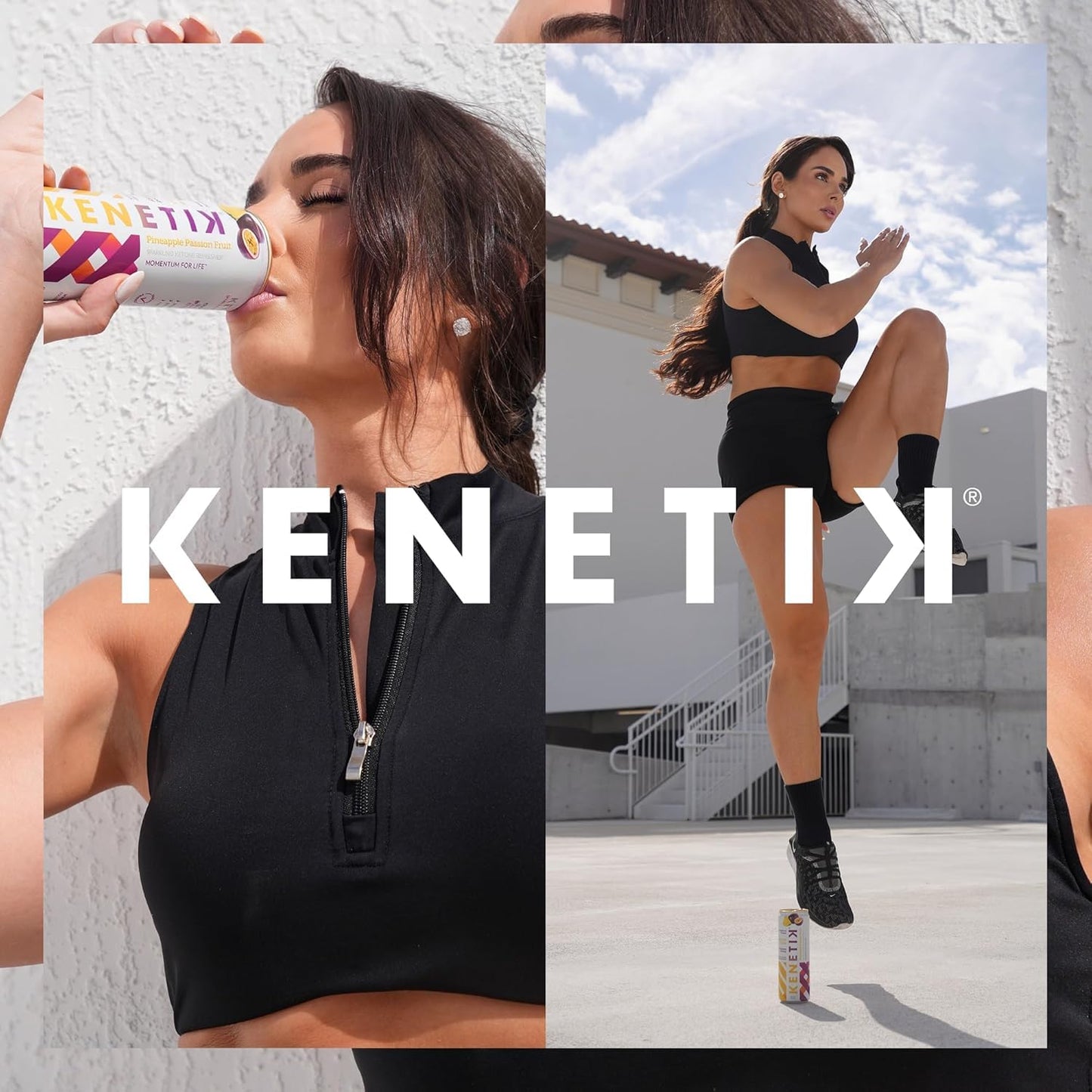 KENETIK Nootropic Ketone Drink  Ketones for Energy & Focus  Caffeine & Sugar Free  High Performance D-BHB Ketone Mix  Fuel w/Zero Crash or Jitters  Ready to Drink - Variety 6 Pk
